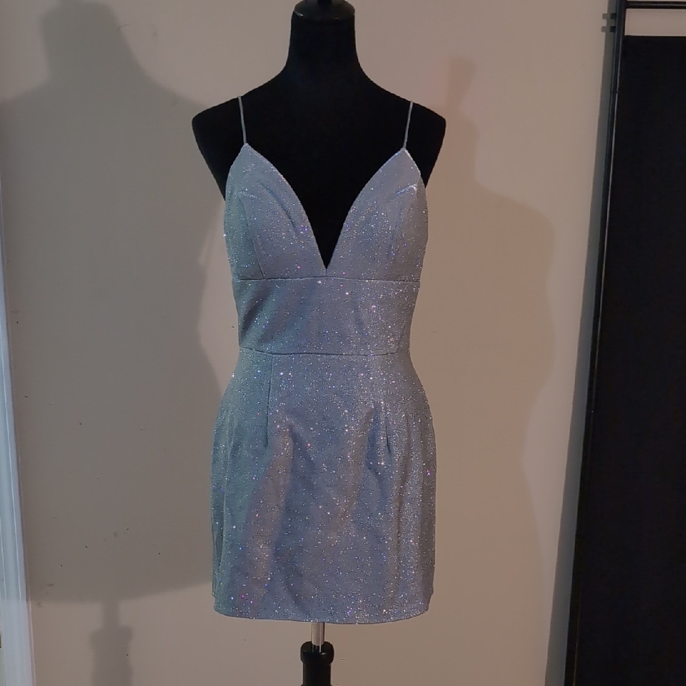 Sherri Hill Sparkle Mini Dress